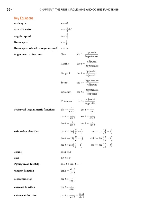 Algebra and Trigonometry - Front Matter 652